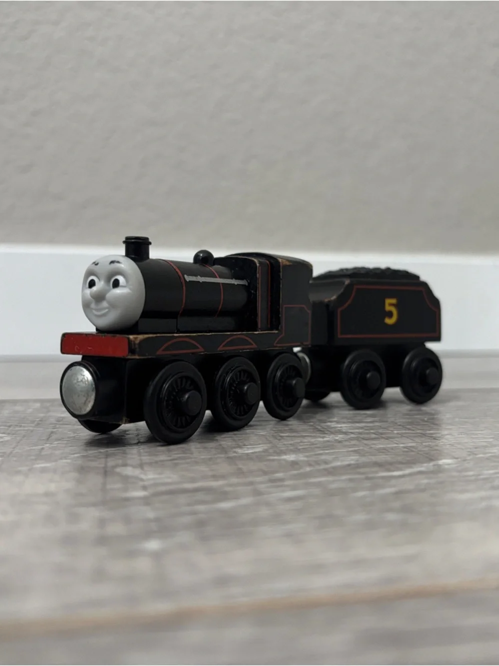 Introducing James (with Black Paint) - Thomas & Friends Wooden Railway